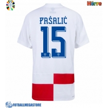 Fotballdrakt Herre Kroatia Mario Pasalic #15 Hjemmedrakt EM 2024 Kortermet